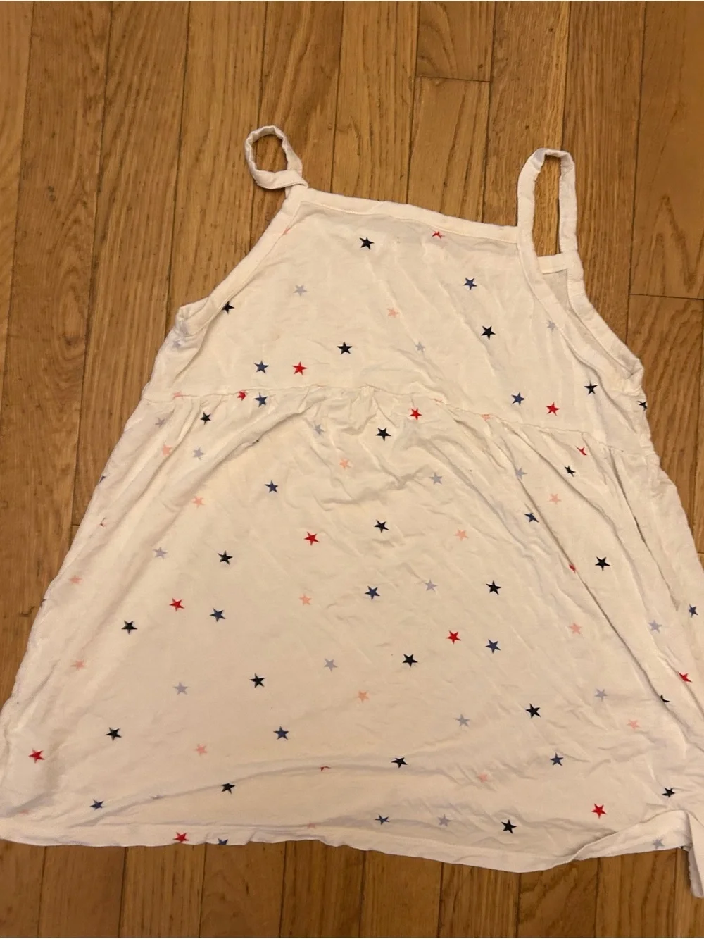 Girls Old Navy Babydoll Patriotic 4th of July Top Size XL